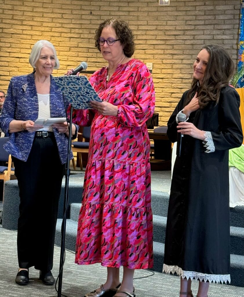 A picture of Brigitta Vieyra's ordination celebration