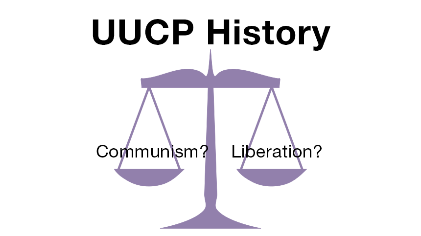 Light purple scales - UUCP History Communism? Liberation?