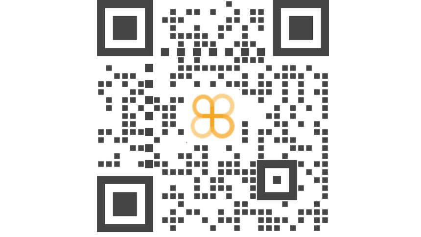 A QR code for Nigel, created with the Hoverlay app