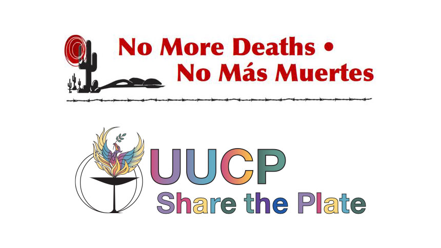 No More Deaths logo above the UUCP Logo.