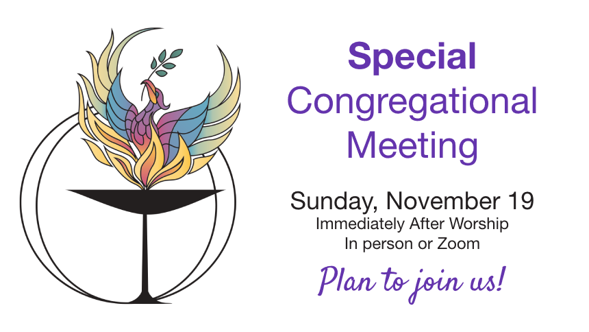 Special Congregational Meeting