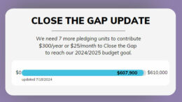 Close the gap update graphic