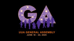 A pic of general assembly logo for the general assembly event 2025 on a black background