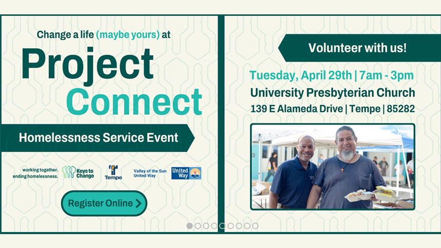 A flyer for the Project Connect event